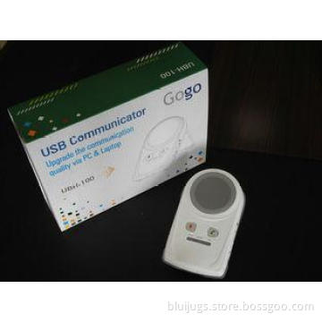 USB Handfree Voip Phone with DSP by plugging into the PC or
